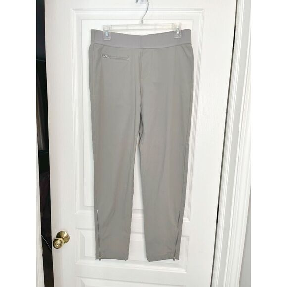 Athleta TALL Fit Mod Trekkie Ankle Zip Lightweight Pocket Tapered Track Pants - Picture 8 of 10